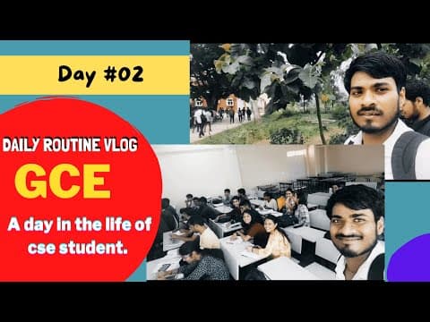 Normal day daily routine of a CSE students||Gce Gaya||vlogs